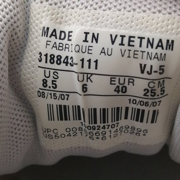 Nike Air Max Womens Low Top Sneaker Silver‎ Lace Up Wedge Padded Collar 8.5 - Picture 9 of 10